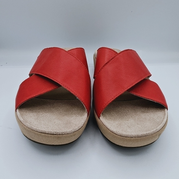 Vionic Hayden Cherry Platform Slide Comfort Sandals - Picture 11 of 12